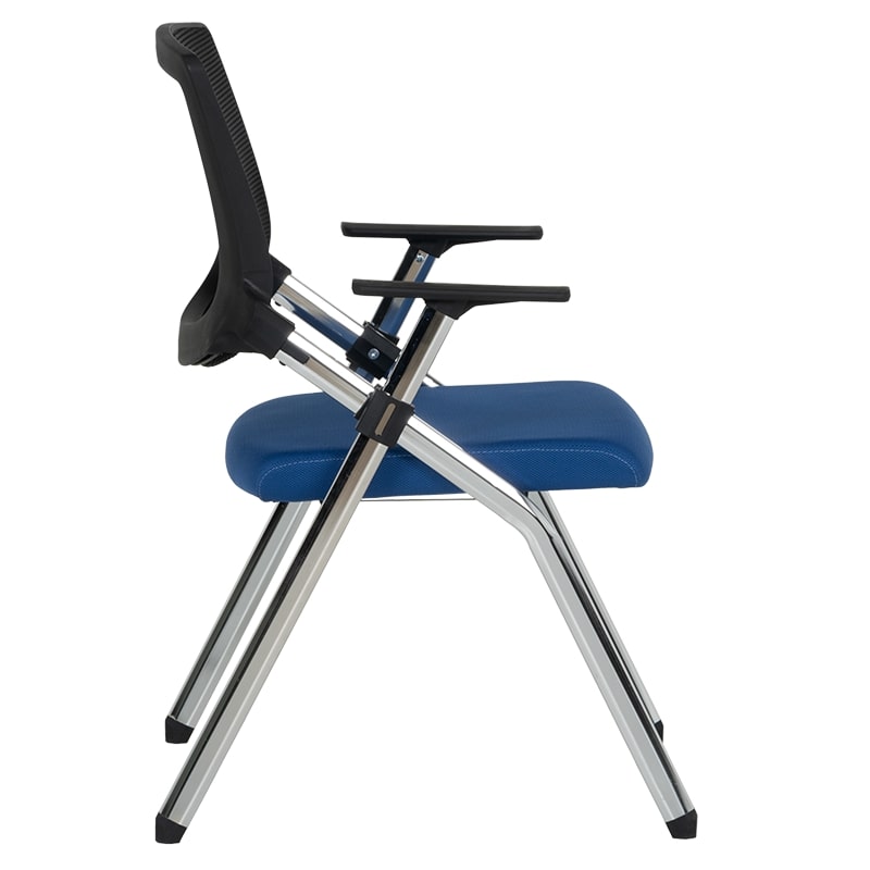 Сгъваем посетителски офис стол Carmen 1704 син